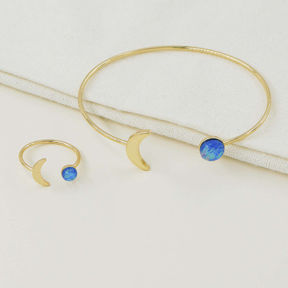 Hand catenary Net red little fresh Earth Moon planet element Bracelet Ring Jewelry Set for women, Golden;silver
Hand catenary Net red little fresh Earth Moon planet element Bracelet Ring Jewelry Set for women, Golden;silver