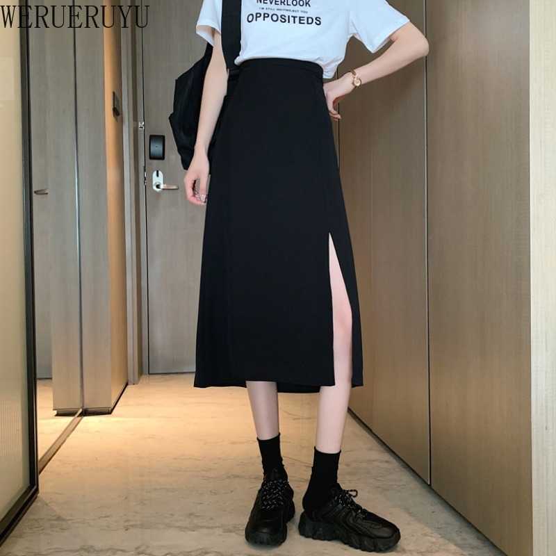 WERUERUYU Summer Skirt High Waist Pleated A Line Long Skirt Front Slit Maxi Womens Skirts Female 210608, Photo color
WERUERUYU Summer Skirt High Waist Pleated A Line Long Skirt Front Slit Maxi Womens Skirts Female 210608, Photo color