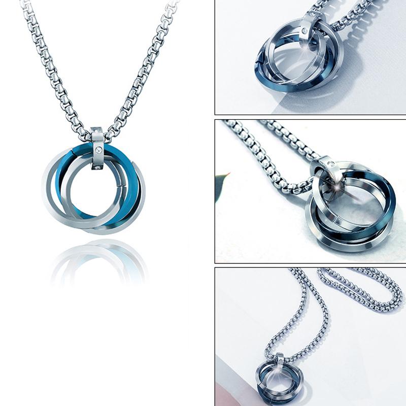 Pendant Necklaces Hiphop Punk Stainless Steel Necklace Geometric Round For Men Women Jewelry Rock Corrente Masculina, Silver
Pendant Necklaces Hiphop Punk Stainless Steel Necklace Geometric Round For Men Women Jewelry Rock Corrente Masculina, Silver