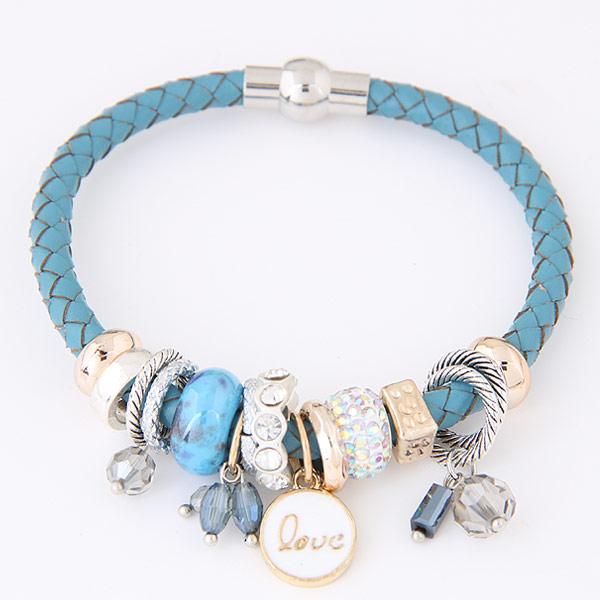 Charm Bracelets Handmade Leather Bangles Rhinestone Crystal Beads Bracelet For Women Pulseiras Boho Jewelry Christmas Gifts
Charm Bracelets Handmade Leather Bangles Rhinestone Crystal Beads Bracelet For Women Pulseiras Boho Jewelry Christmas Gifts