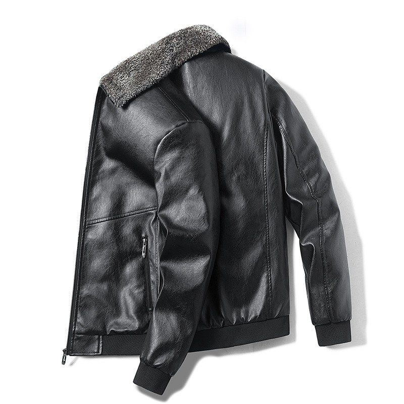 Winter Warm Mens Leather Jacketss Thick Leather Casual Jackets Mens Coats Faux Fur Collar Men Pu Windproof Jackets Outerwear 5, Black
Winter Warm Mens Leather Jacketss Thick Leather Casual Jackets Mens Coats Faux Fur Collar Men Pu Windproof Jackets Outerwear 5, Black