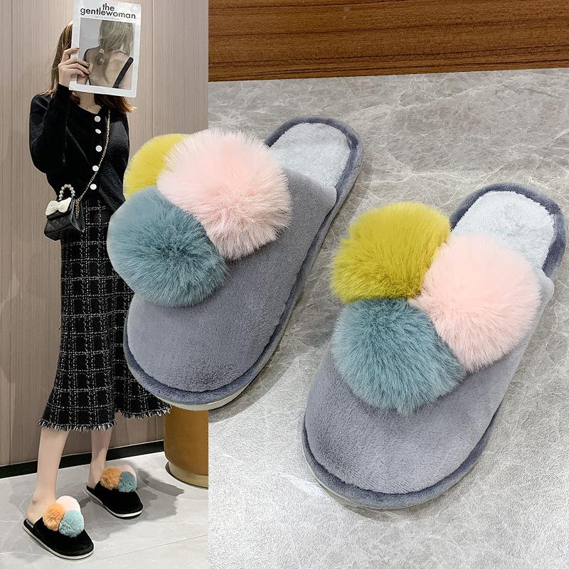 Slippers Autumn And Winter Ladies Fashion All-match Trend Female Home Furry Shoes Flat-bottomed Baotou Casual, Black
Slippers Autumn And Winter Ladies Fashion All-match Trend Female Home Furry Shoes Flat-bottomed Baotou Casual, Black