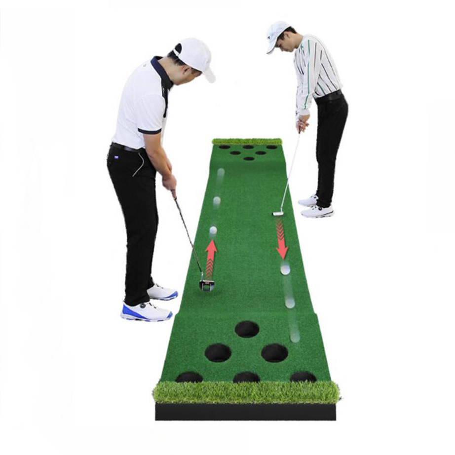 Mini Golf Mat Putting Green Grassroots for Home Office or Outdoor Use Game Practice Equipment Gift Set
Mini Golf Mat Putting Green Grassroots for Home Office or Outdoor Use Game Practice Equipment Gift Set