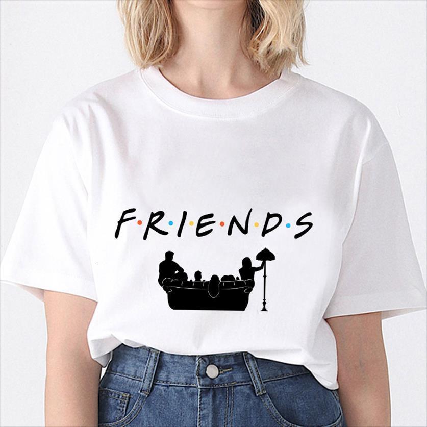 friends printing summer short sleeve womens t shirts leisure tee casual ladies female woman clothing, White
friends printing summer short sleeve womens t shirts leisure tee casual ladies female woman clothing, White