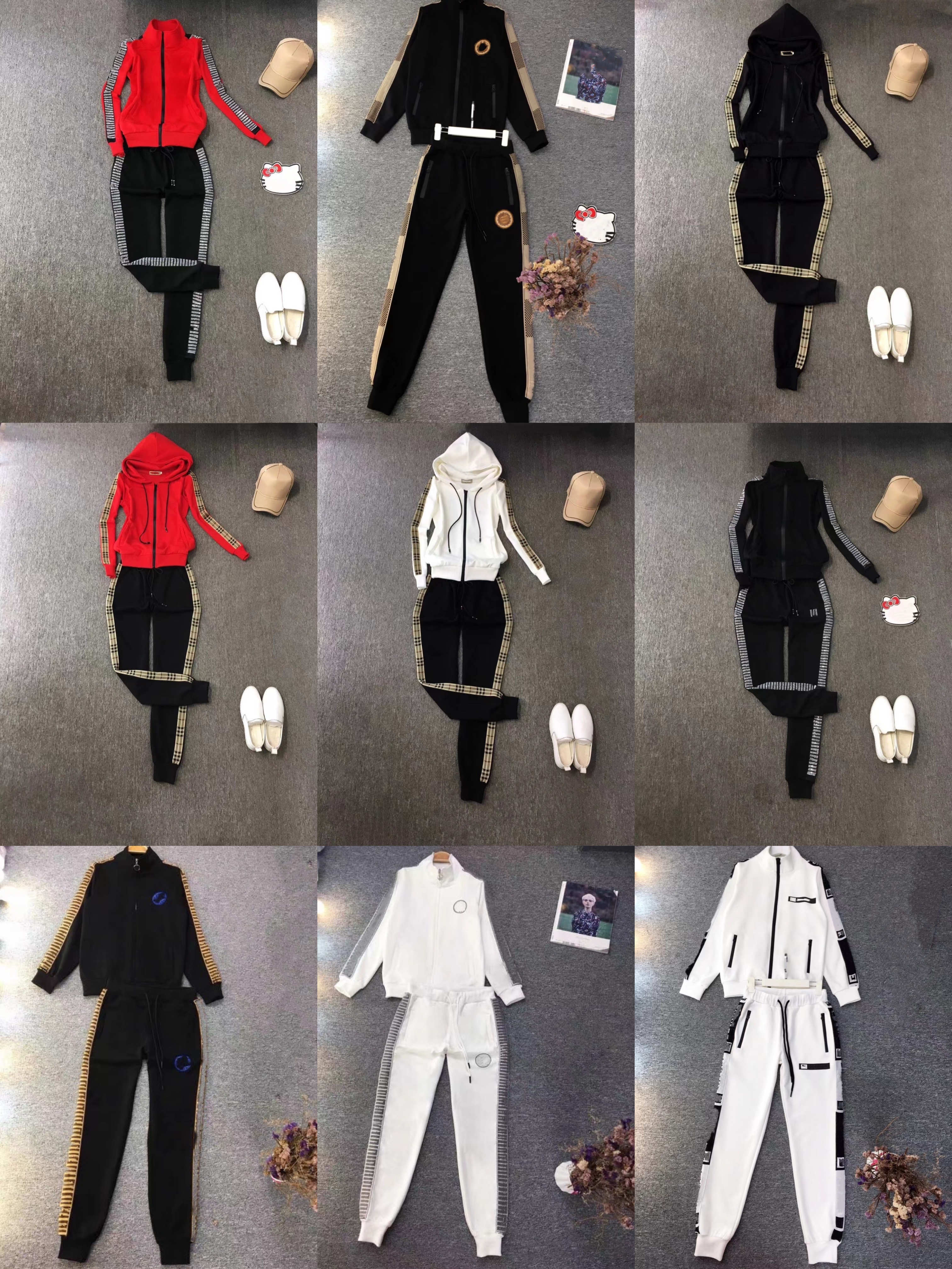 Pants brand designer ladies sports suit autumn trendy brand European style casual cardigan long-sleeved letter embroidery two-piece self-cultivation, Packing bag
Pants brand designer ladies sports suit autumn trendy brand European style casual cardigan long-sleeved letter embroidery two-piece self-cultivation, Packing bag
