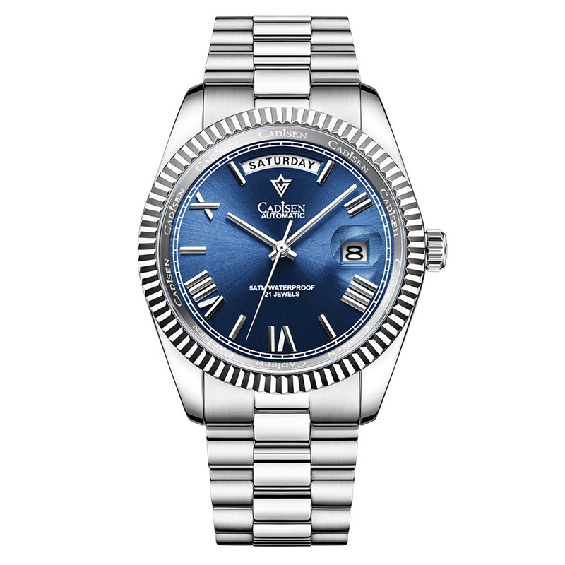 Classic Men watches Automatic Movement High-defintion Sapphire Mirror Stainless Steel Watchband and Bezel Perfect Quality wristwatch, Black - 189
Classic Men watches Automatic Movement High-defintion Sapphire Mirror Stainless Steel Watchband and Bezel Perfect Quality wristwatch, Black - 189