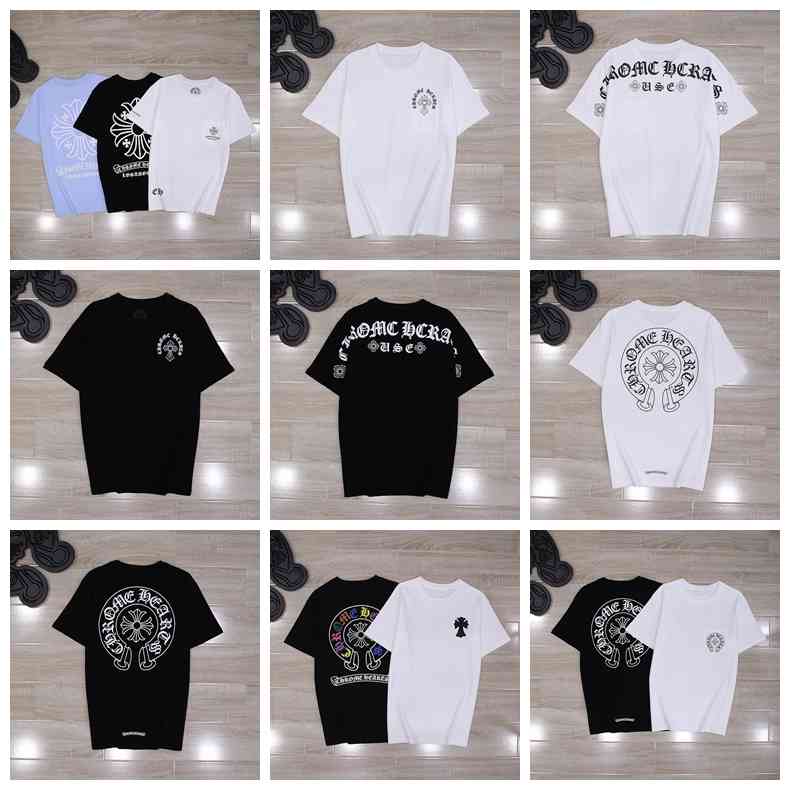 21 Summer Fashion Ch Cross Print Casual Round Neck Short Sleeve T-shirt Men's and Women's Half Sleeve Lovers' T-shirt, White
21 Summer Fashion Ch Cross Print Casual Round Neck Short Sleeve T-shirt Men's and Women's Half Sleeve Lovers' T-shirt, White