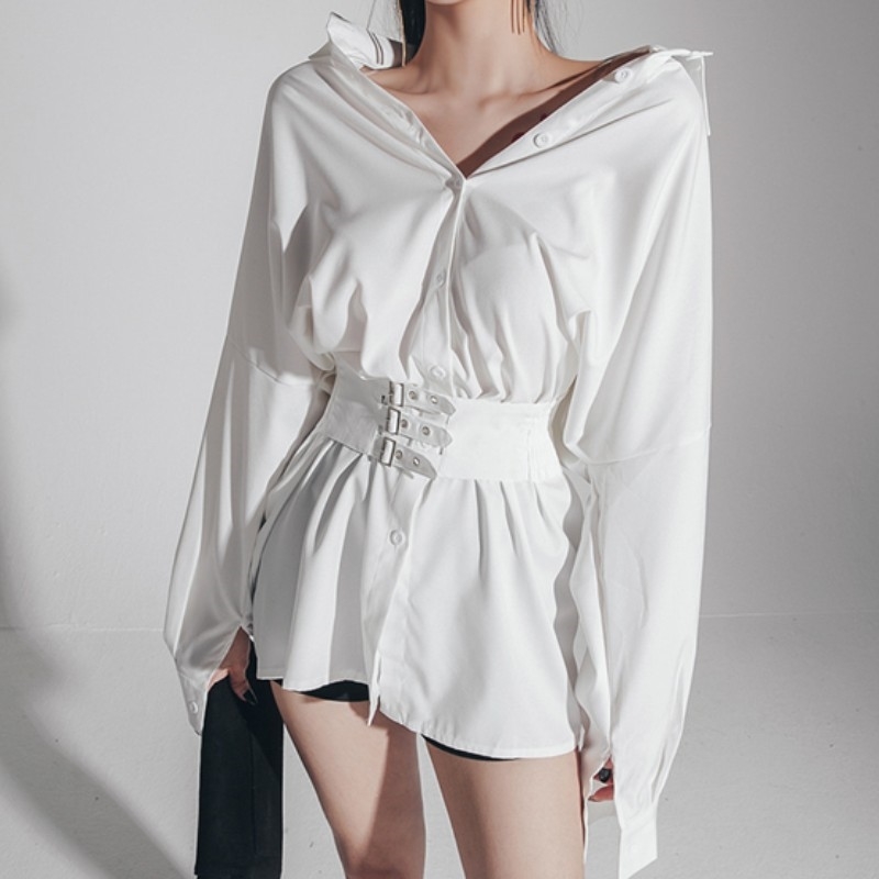 Spring Women Fashion White Shirt Dress Office Ladies Turn Down Collar Long Sleeve Casual Vestido Chic Elegant Mini Dresses 210526
Spring Women Fashion White Shirt Dress Office Ladies Turn Down Collar Long Sleeve Casual Vestido Chic Elegant Mini Dresses 210526