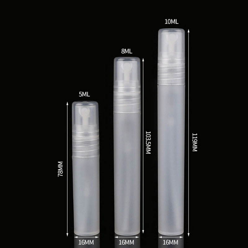 5ml 8ml 10ml Frosted Plastic Spray Bottle Small Cosmetic Packing Atomizer Perfume Bottles
5ml 8ml 10ml Frosted Plastic Spray Bottle Small Cosmetic Packing Atomizer Perfume Bottles