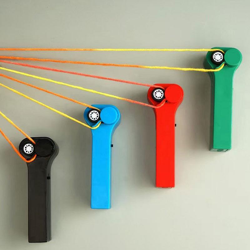 Yarn Rope Launcher Propeller Zip String Push Thruster Controller Cord Shooter Props Handheld Electric Toys Funny Cool Kid Gift, Green(a spare rope)
Yarn Rope Launcher Propeller Zip String Push Thruster Controller Cord Shooter Props Handheld Electric Toys Funny Cool Kid Gift, Green(a spare rope)