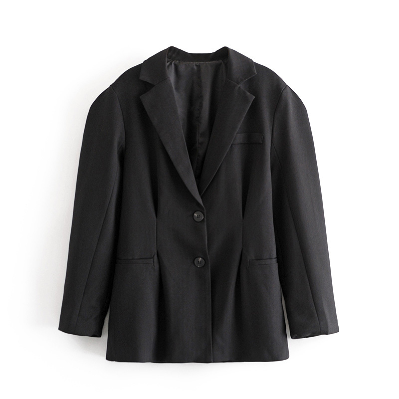 Women Elegant Blazer Puff Sleeve Single-Breasted Slim Check Coat Office Work Suit Jacket Outerwear 210520, Black
Women Elegant Blazer Puff Sleeve Single-Breasted Slim Check Coat Office Work Suit Jacket Outerwear 210520, Black