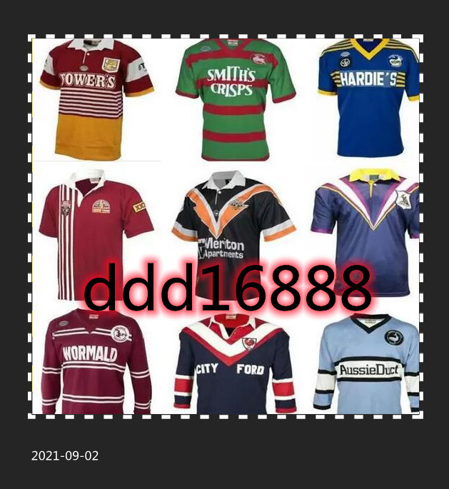 Mens RETRO RUGBY JERSEY Brisbane Broncos South Sydney Rabbitohs Wests Tigers HOLDEN BLUES Parramatta Eels Sea Eagles Maroons Malou SHARKS, Multi
Mens RETRO RUGBY JERSEY Brisbane Broncos South Sydney Rabbitohs Wests Tigers HOLDEN BLUES Parramatta Eels Sea Eagles Maroons Malou SHARKS, Multi
