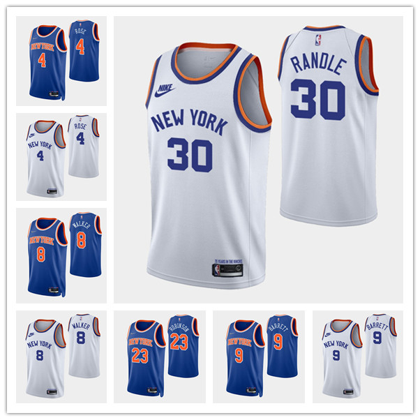 New YorkKnicksMEN Julius Randle Derrick Rose RJ Barrett Kemba Walker 75th Anniversary Diamond basketball Jersey, Black
New YorkKnicksMEN Julius Randle Derrick Rose RJ Barrett Kemba Walker 75th Anniversary Diamond basketball Jersey, Black