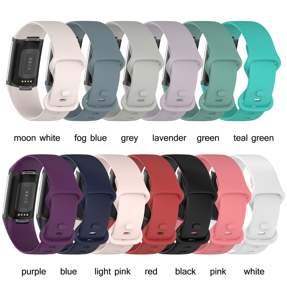Silicone strap for Fitbit Charge 5 Replacement watchband Charge5 SmartWatch Sport soft Bracelet band wristband free shipping