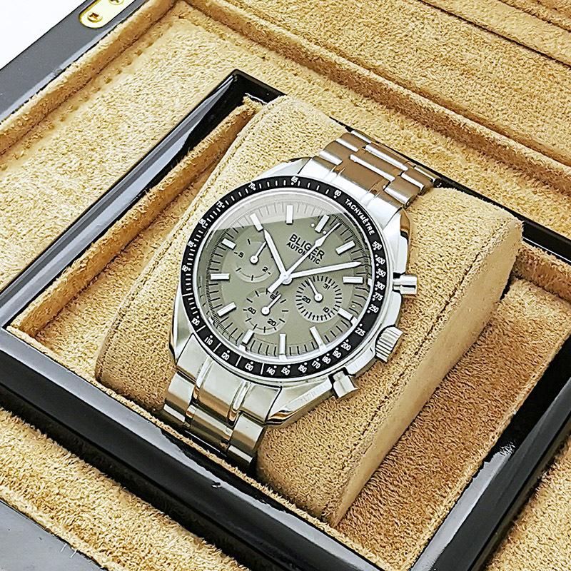 Wristwatches MIYOTA 8035 Top Brand Watch Men Automatic Mechanical MenS Carving 39MM Waterproof Luxury Relógio Masculino, Silver black grey
Wristwatches MIYOTA 8035 Top Brand Watch Men Automatic Mechanical MenS Carving 39MM Waterproof Luxury Relógio Masculino, Silver black grey