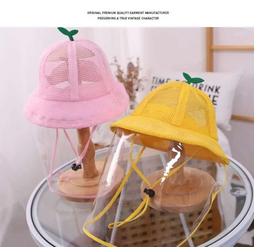 Children's protective cap droplet mesh boys and girls baby detachable epidemic isolation mask fisherman's, Yellow
Children's protective cap droplet mesh boys and girls baby detachable epidemic isolation mask fisherman's, Yellow