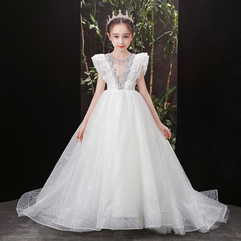 Long Little Girls Pageant Dresses Wear 2021 New Jewel Neck Crystal Beads Formal Tulle Formal Party Dress for Teen Kids Flowers Girls Gowns, Same as image
Long Little Girls Pageant Dresses Wear 2021 New Jewel Neck Crystal Beads Formal Tulle Formal Party Dress for Teen Kids Flowers Girls Gowns, Same as image