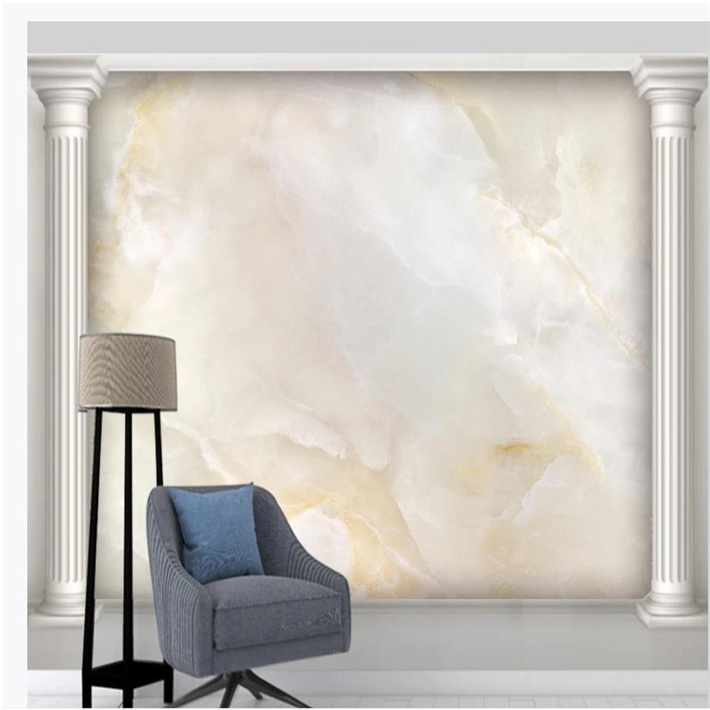 European modern minimalist jade slab background wall 3d murals wallpaper for living room