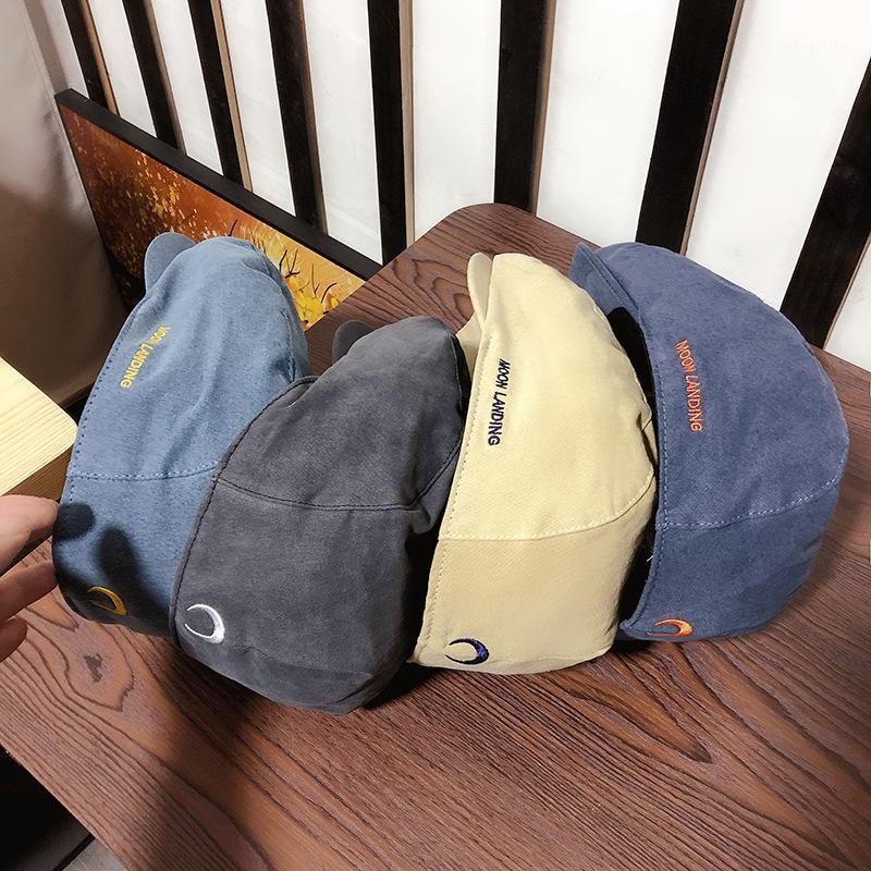 Berets Korean Version Of The Moon Embroidery Fashion Casual Wild Painter Beret Tide Hat Men And Women Adjustable, Haze blue
Berets Korean Version Of The Moon Embroidery Fashion Casual Wild Painter Beret Tide Hat Men And Women Adjustable, Haze blue