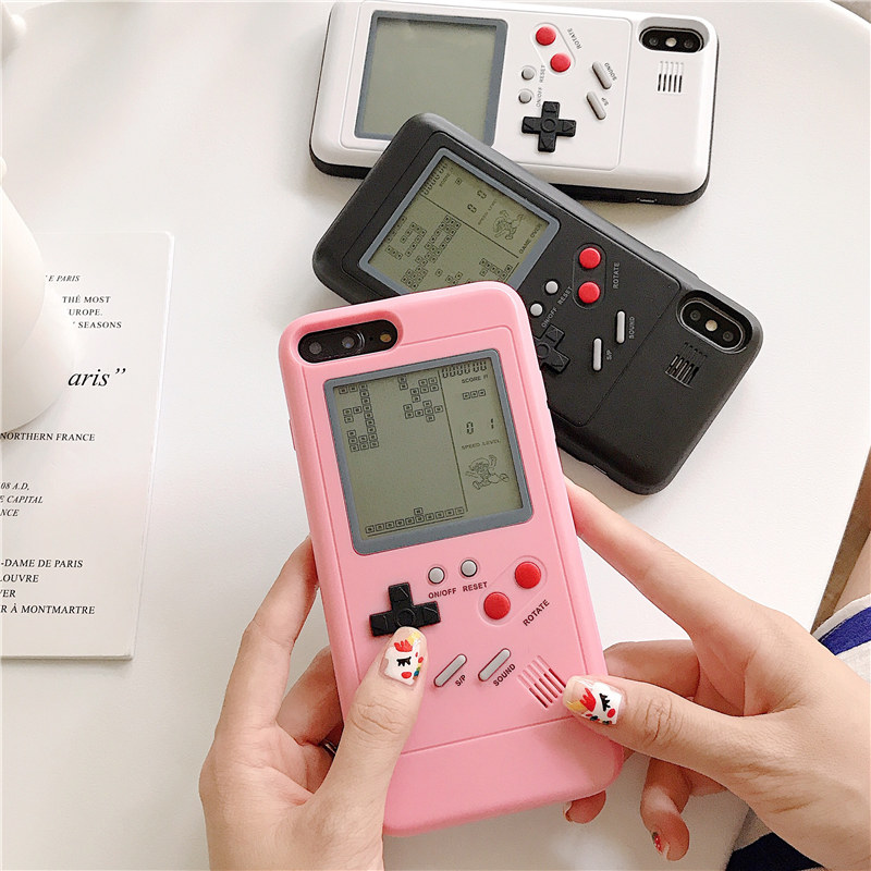 Retro Gameboy Tetris Black/White TPU Playable Game Boy Cases For iPhone 12 Pro Max 11 XS XR 8 7 6 Shockproof Protect Cover
Retro Gameboy Tetris Black/White TPU Playable Game Boy Cases For iPhone 12 Pro Max 11 XS XR 8 7 6 Shockproof Protect Cover