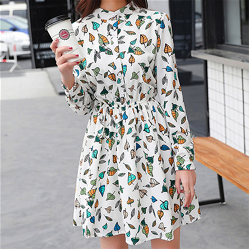 original Brand New Spring Vintage Elastic Waist Dresses Chiffon O-neck Long-Sleeved Floral Dress Female Vestidos, Ivory
original Brand New Spring Vintage Elastic Waist Dresses Chiffon O-neck Long-Sleeved Floral Dress Female Vestidos, Ivory