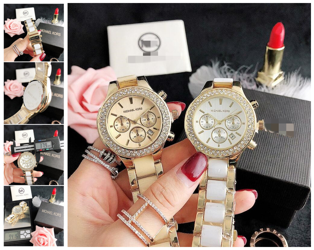 008 michaelmkkors Fashion designer Diamond Watches women Girl Big letters women Clock Wristwatch steel band watch Quartz watch men, Black;brown
008 michaelmkkors Fashion designer Diamond Watches women Girl Big letters women Clock Wristwatch steel band watch Quartz watch men, Black;brown