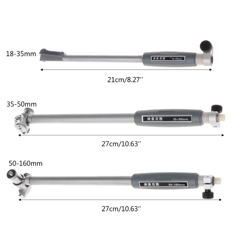 New Inner Diameter Gauge Meten Staaf + Probe (No Indicator) Accessories