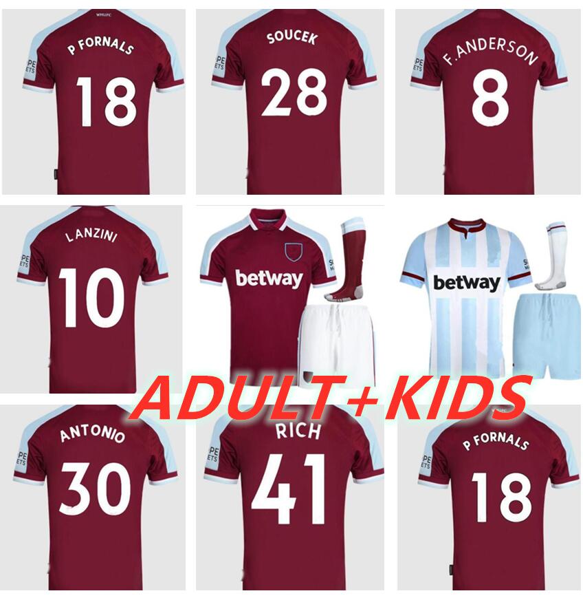 21 22 P.Fornals Bowen soccer jerseys home 2021 2022 ANDERSON Antonio RICE Soucek NOBLE LANZINI football shirt WEST men +kids kit, Black;yellow
21 22 P.Fornals Bowen soccer jerseys home 2021 2022 ANDERSON Antonio RICE Soucek NOBLE LANZINI football shirt WEST men +kids kit, Black;yellow