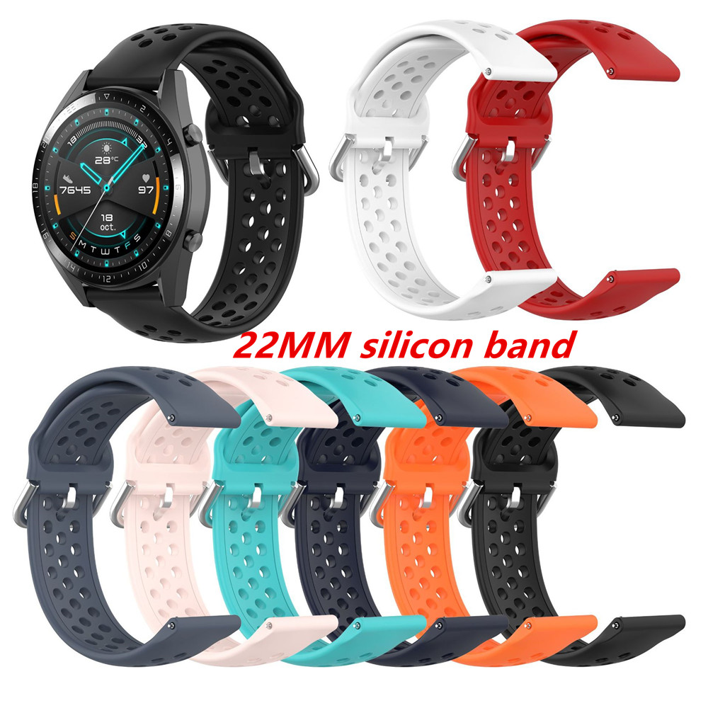 Soft Silicone Watch Strap Band For Samsung Galaxy Watch3 41mm 45mm Replacement band for strap 18mm 20mm 22mm free shipping