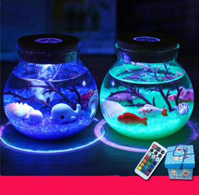Night Lights Creative LED Light For Kids RGB 13 Colors Decor Bedside Home Aquarium Fish Lamp Baby Children Girlfriend Holiday Gift
Night Lights Creative LED Light For Kids RGB 13 Colors Decor Bedside Home Aquarium Fish Lamp Baby Children Girlfriend Holiday Gift