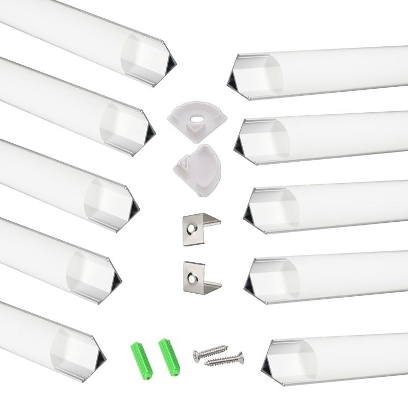 Lamp Covers & Shades 10-Pack 6.6FT 2M Strip Aluminum Channel V Shape Diffuser,Cabinet Wardrobe 45 Curve Corner Tape Light Profile Milky Cove
Lamp Covers & Shades 10-Pack 6.6FT 2M Strip Aluminum Channel V Shape Diffuser,Cabinet Wardrobe 45 Curve Corner Tape Light Profile Milky Cove