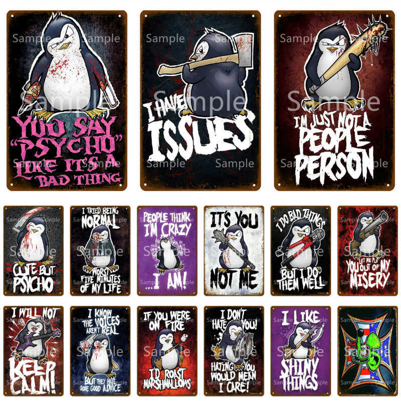 I Will Not Keep Calm Metal Sign Tin Poster Bar Cafe Home Decor Shabby Metal Painting Classic Comic Penguin Cartoon Plaque
I Will Not Keep Calm Metal Sign Tin Poster Bar Cafe Home Decor Shabby Metal Painting Classic Comic Penguin Cartoon Plaque