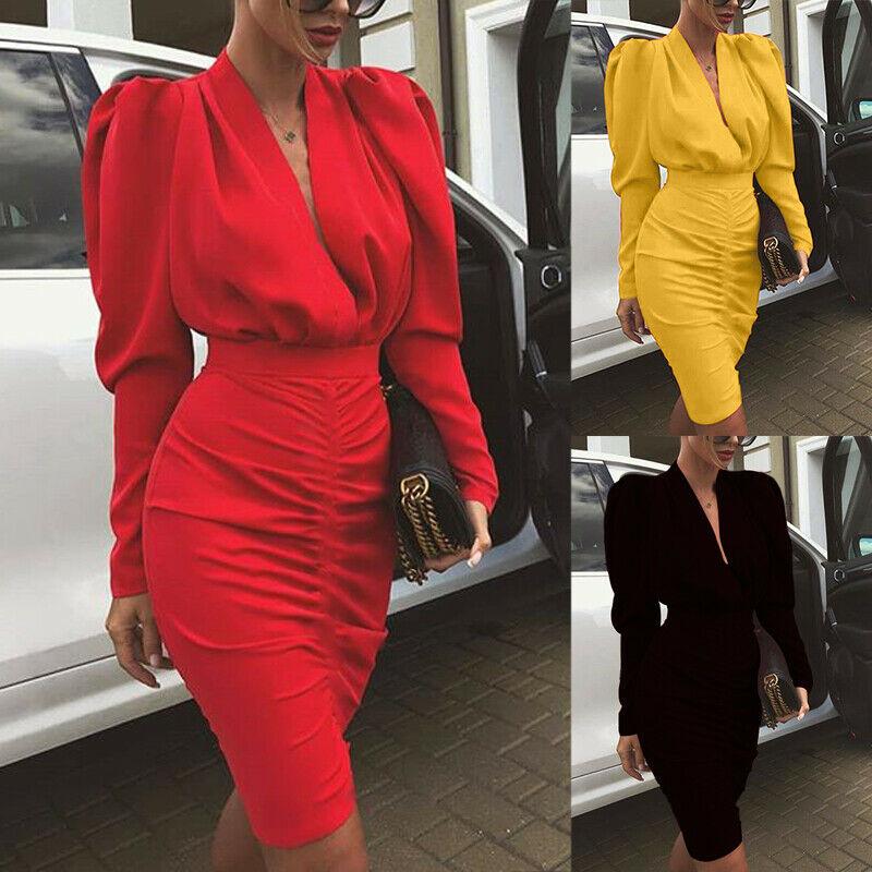 Casual Dresses Elegant Womens Sexy Vintage Vogue Business Office Mini Pencil Dress Formal Bodycon Sheath Slim Evenning Party, Black
Casual Dresses Elegant Womens Sexy Vintage Vogue Business Office Mini Pencil Dress Formal Bodycon Sheath Slim Evenning Party, Black
