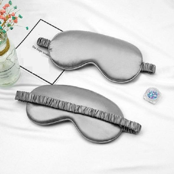 Sleeping beauty sleep mask Patch Silk Soothing Relaxing for Girl Women Men Soft Portable Blindfold Travel double cotton lining satin cotton