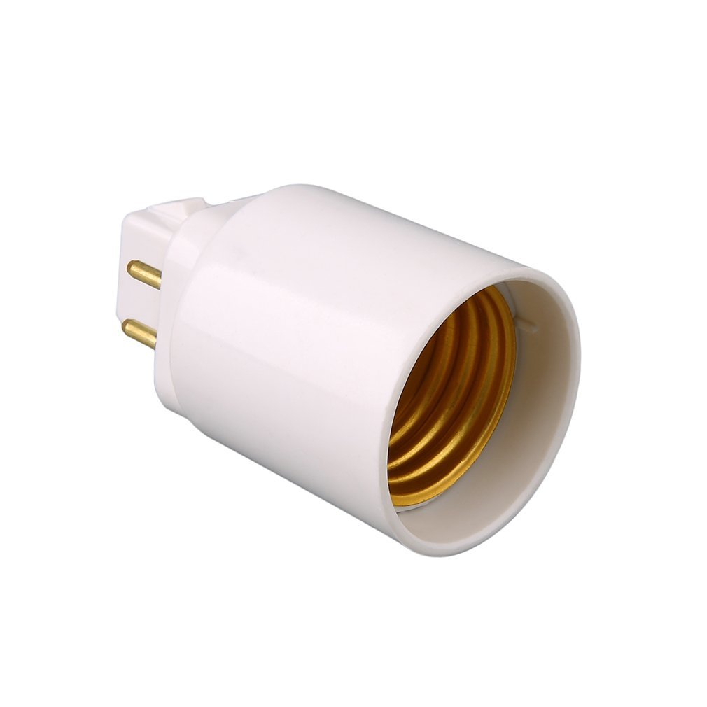 LED Light Lamp Adapter GX24Q About E27 Lamp Holder Socket Converter 4 Pin Screen-based Lamp Extender Base Socket