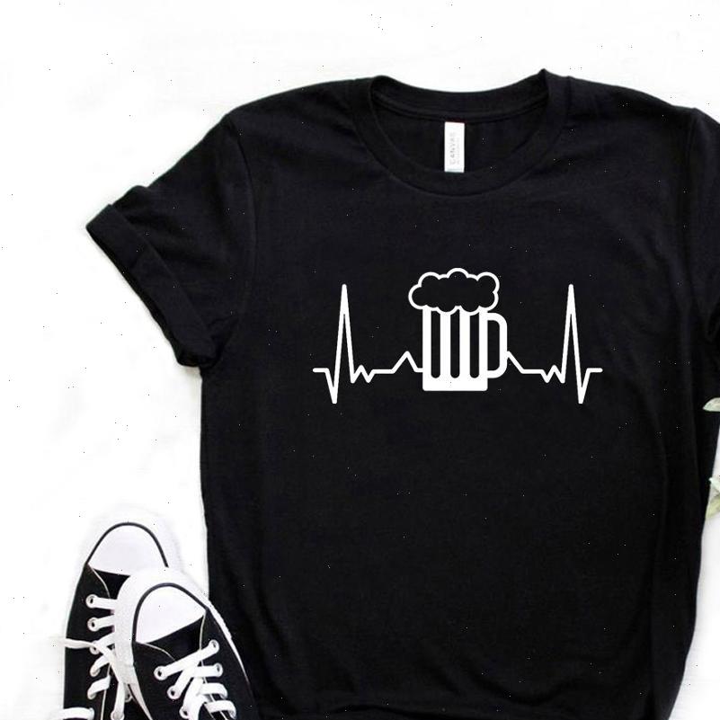 beer mug heartbeat print womens short sleeve o neck loose causal tee clothes, White
beer mug heartbeat print womens short sleeve o neck loose causal tee clothes, White
