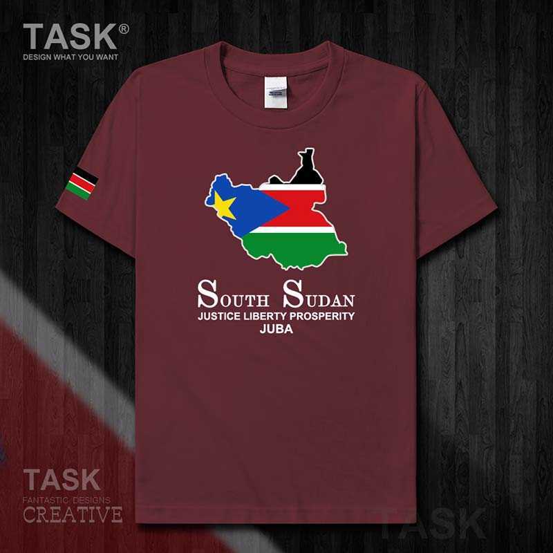 South Sudan Sudanese Juba Mens T Shirt New Short-sleeved T-shirt men's Casual Sports Summer Team National Map Cotton t-shirt 50 H0913, 021-white-01
South Sudan Sudanese Juba Mens T Shirt New Short-sleeved T-shirt men's Casual Sports Summer Team National Map Cotton t-shirt 50 H0913, 021-white-01