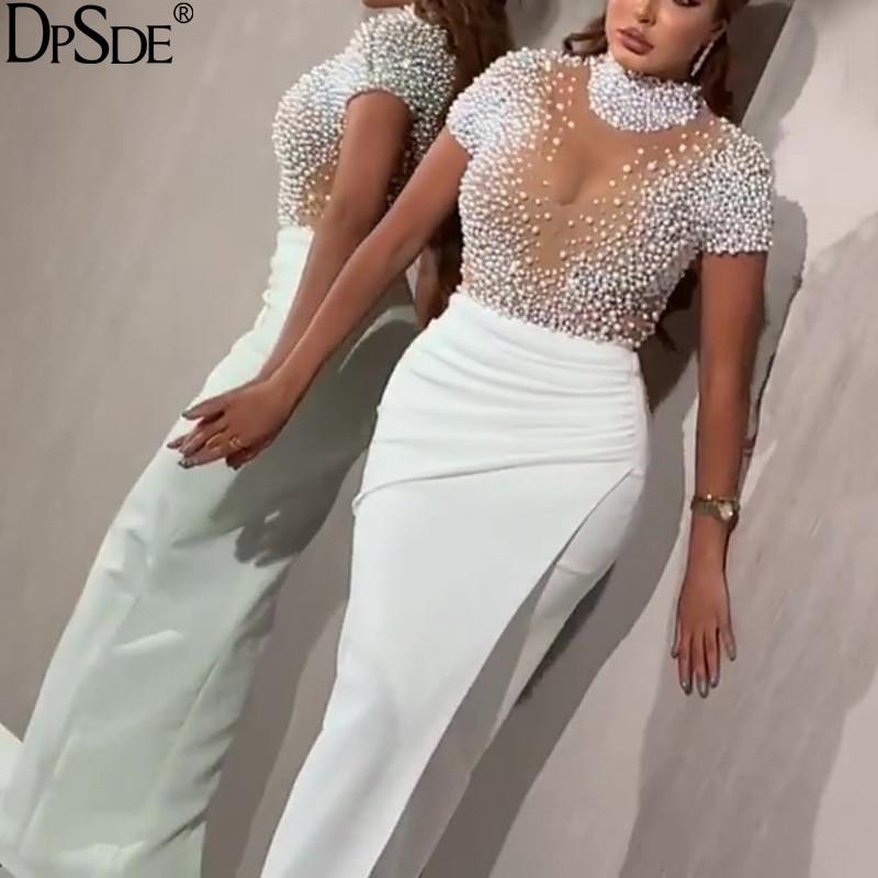 Casual Dresses 2021 Women White Short Sleeve Bodycon Dress Club Party Beading Elegant Lady Fashion
Casual Dresses 2021 Women White Short Sleeve Bodycon Dress Club Party Beading Elegant Lady Fashion