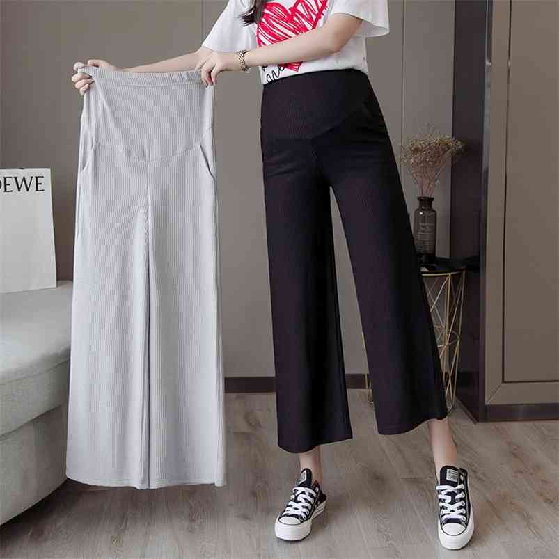 summer pregnant women formal pants long loose wide leg adjustable empired knitting maternity straight trousers black/grey 210721, Gray
summer pregnant women formal pants long loose wide leg adjustable empired knitting maternity straight trousers black/grey 210721, Gray