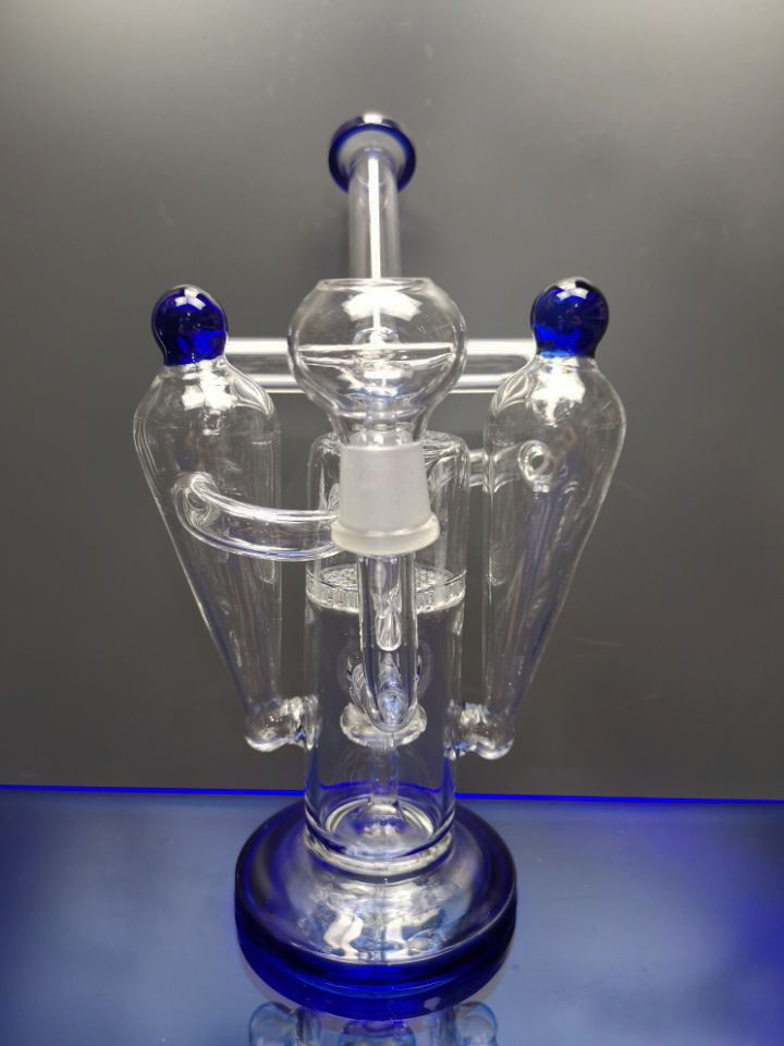 New arrival double recycler bong glass oil burner water pipe oil rig 14.4mm joint dhpingshop
New arrival double recycler bong glass oil burner water pipe oil rig 14.4mm joint dhpingshop