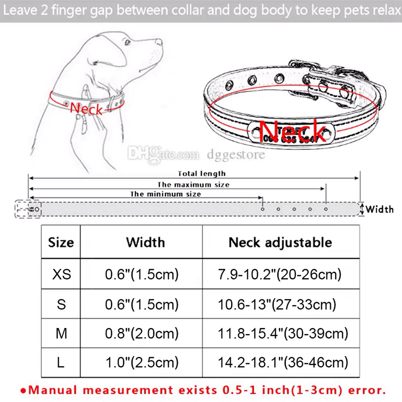PU Leather Custom Dog Collars with Rhie Personalized Name Letters Diamante Jewelry Gems DIY Pet Tag Croco Collar Charms for Small Medium Dogs Large Ca
