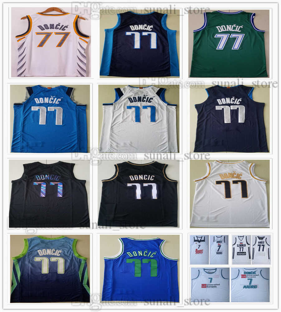 Stitched Men Doncic 77 Luka Jerseys Basketball 2021 City White Earned Navy Blue Green Black Gold Rainbow 7 College Sports Shirts
Stitched Men Doncic 77 Luka Jerseys Basketball 2021 City White Earned Navy Blue Green Black Gold Rainbow 7 College Sports Shirts