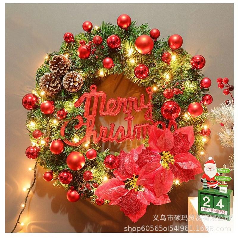 Christmas Decorations Wreath Door Hanging Ornaments Simulation Rattan Pendant Shopping Mall El Decoration
Christmas Decorations Wreath Door Hanging Ornaments Simulation Rattan Pendant Shopping Mall El Decoration