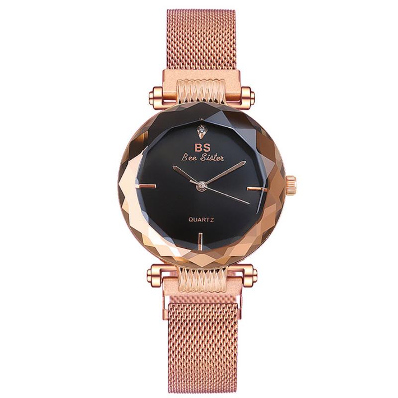 Watches For Women Milan Magnet Buckle BS Quartz Geometric Roman Numeral Waterproof Clock Female Montre Femme Wristwatches, Gold
Watches For Women Milan Magnet Buckle BS Quartz Geometric Roman Numeral Waterproof Clock Female Montre Femme Wristwatches, Gold