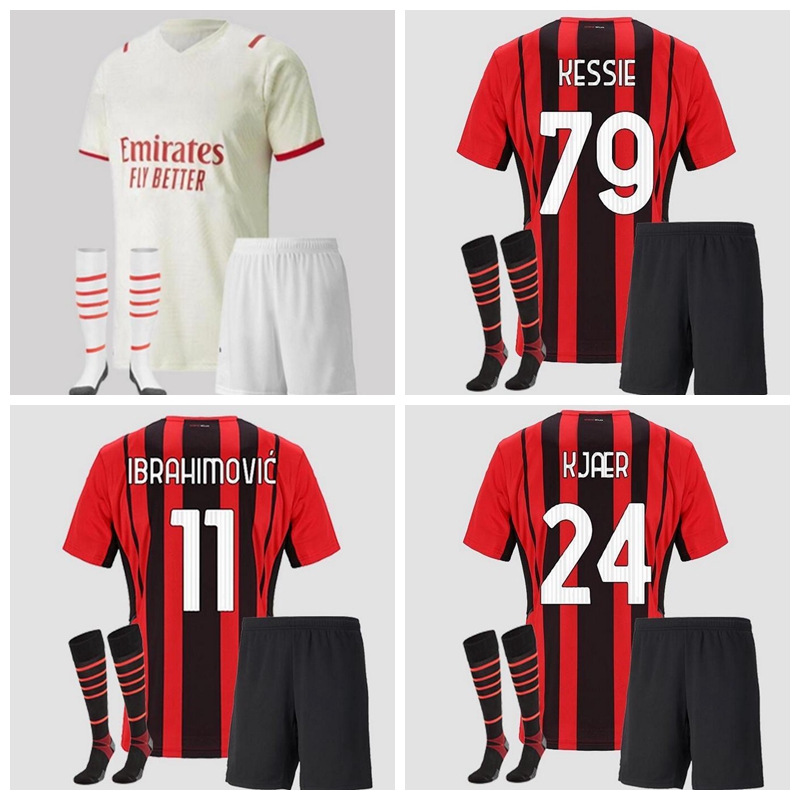 2021 2022 IBRAHIMOVIC AC Milan Soccer Jerseys sets THEO TONALI BENNACER GIROUD A.REBIC KESSIE KJÆR S.CASTILLEJO BRAHIM 21 22 Football Shirt Kids Kit Tracksuits, Away kids sets
2021 2022 IBRAHIMOVIC AC Milan Soccer Jerseys sets THEO TONALI BENNACER GIROUD A.REBIC KESSIE KJÆR S.CASTILLEJO BRAHIM 21 22 Football Shirt Kids Kit Tracksuits, Away kids sets