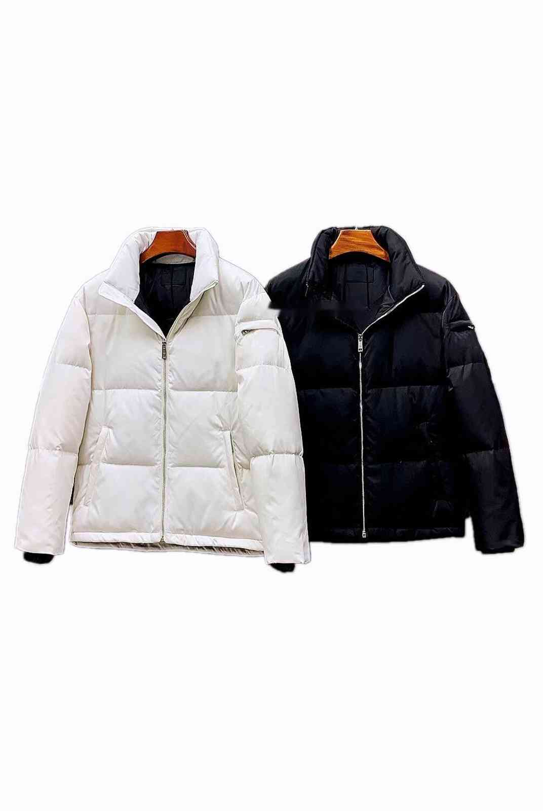 Designer PRAD Top quality down jacket Parkas mens short winter fashion female couple 90% white goose thick shiny buckle Invisible hat -XL, Dustproof bag
Designer PRAD Top quality down jacket Parkas mens short winter fashion female couple 90% white goose thick shiny buckle Invisible hat -XL, Dustproof bag