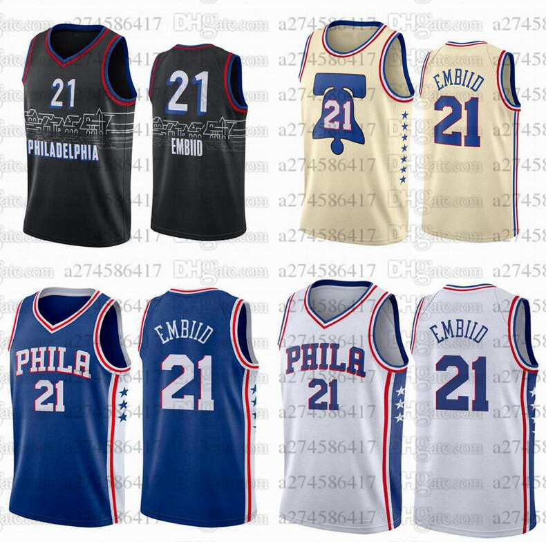Men S-6XL basketball Jersey Philadelphia 76ers 21 Joel Embiid white red black City sleeveless Jerseys, Black;red
Men S-6XL basketball Jersey Philadelphia 76ers 21 Joel Embiid white red black City sleeveless Jerseys, Black;red