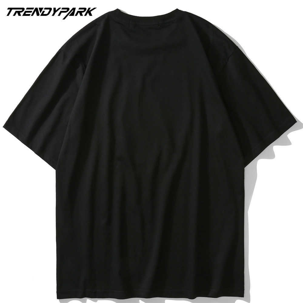 Tees Shirts Streetwear Hip Hop Foaming Printing Melting Heart Punk Rock Gothic Tshirts Harajuku Fashion Casual Tops 210601