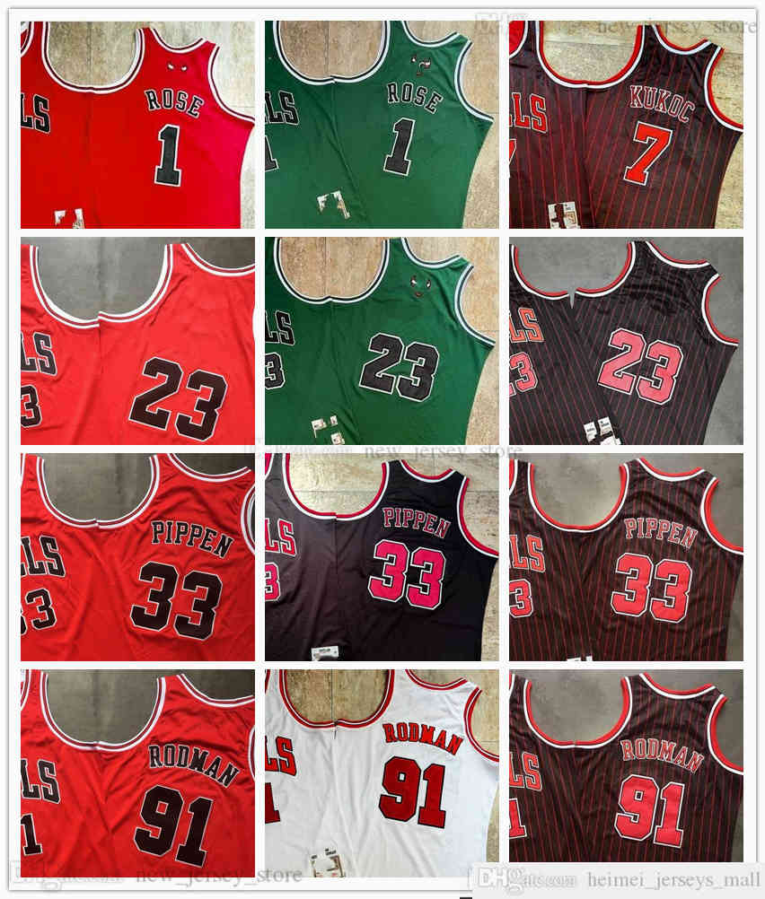 Real Stitched Retro Basketball Jerseys Authentic Embroidery Quality 7 Toni 1 Derrick Kukoc Rose 33 Scottie 91 Dennis Pippen Rodman White Black Red Jersey
Real Stitched Retro Basketball Jerseys Authentic Embroidery Quality 7 Toni 1 Derrick Kukoc Rose 33 Scottie 91 Dennis Pippen Rodman White Black Red Jersey