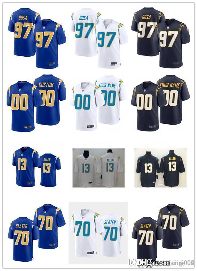 Men women Youth LosAngelesChargers97 Joey Bosa 70 Rashawn Slater 13 Keenan Allen White Navy Blue Customs Football Jersey, Black;red
Men women Youth LosAngelesChargers97 Joey Bosa 70 Rashawn Slater 13 Keenan Allen White Navy Blue Customs Football Jersey, Black;red